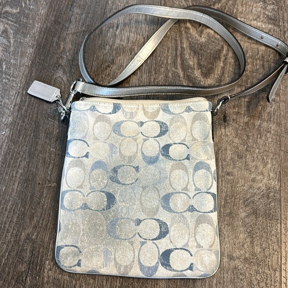 Coach Signature Crossbody with Sequins and Metal Buckle - Picture 2 of 7